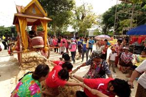 Wagon Pulling with Buddha’s Footprints Tradition