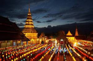 The Watering Ceremony of Phra Boromathat Hariphunchai